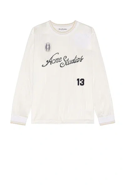 Acne Studios Erwin Sport Tee In White