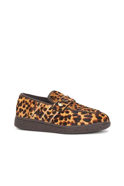 Adidas Originals Handball Spezial Loafers Magic In Animal Print