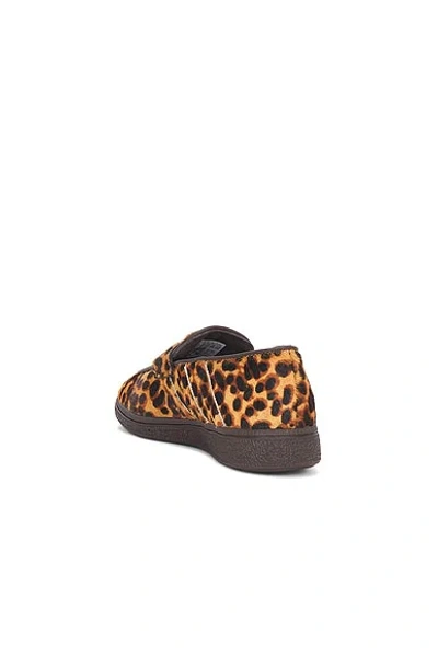 Adidas Originals Handball Spezial Loafers Magic In Animal Print