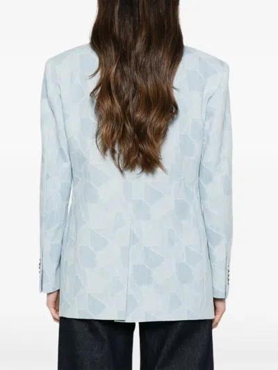Tagliatore Double-breasted Blazer In Blue