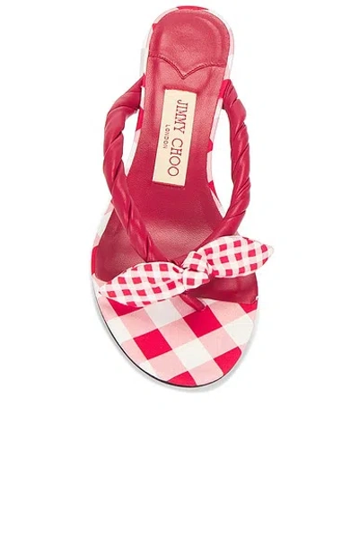 Jimmy Choo Simple Flip-flops In Red
