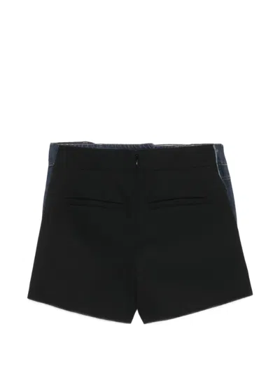 Juunj Buttoned Panelled Skort In Black