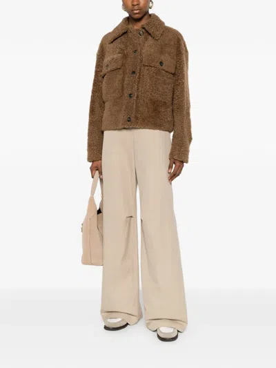 Brunello Cucinelli Button-up Jacket In Brown