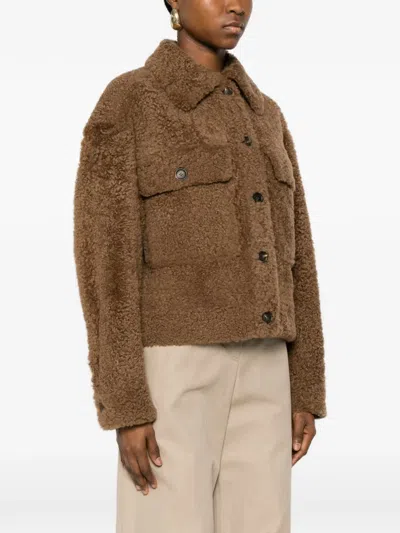 Brunello Cucinelli Button-up Jacket In Brown