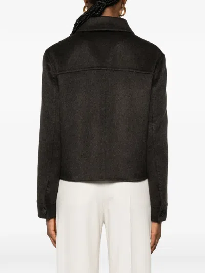 Brunello Cucinelli Flap-pocket Jacket In Brown