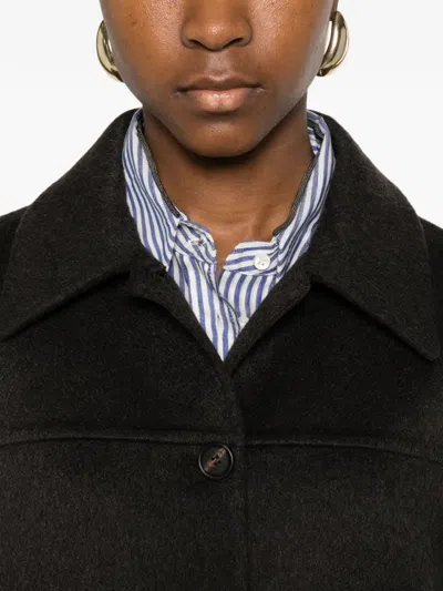 Brunello Cucinelli Flap-pocket Jacket In Brown