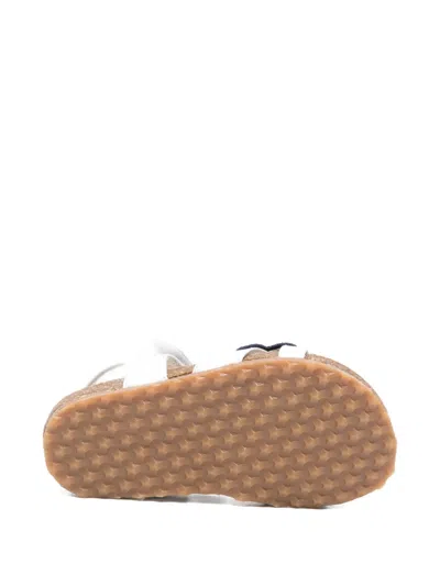 Il Gufo Touch-strap Sandals In White