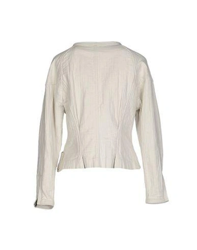 Shop Isabel Marant Blazers In Light Grey