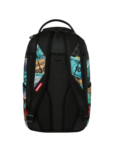 Sprayground Monopoly Stack Up Checkered Backpack In Multi