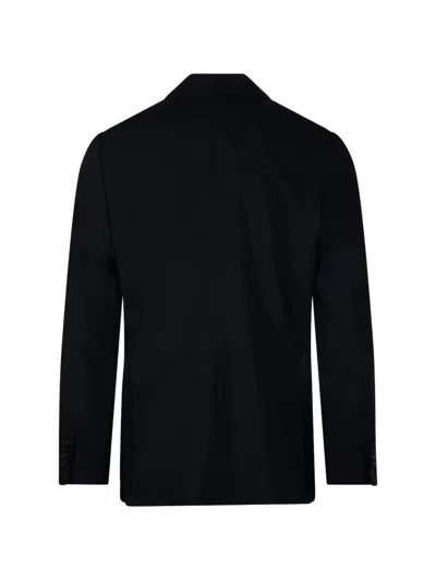 Lardini Single-breasted Blazer In Black