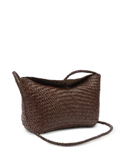 Dragon Diffusion Corsina Woven Leather Shoulder Bag In Pattern