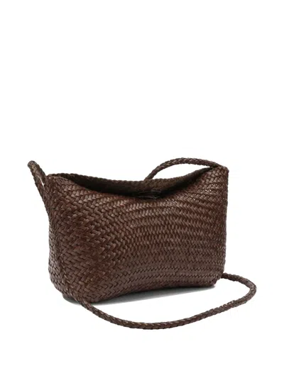 Dragon Diffusion Corsina Woven Leather Shoulder Bag In Pattern
