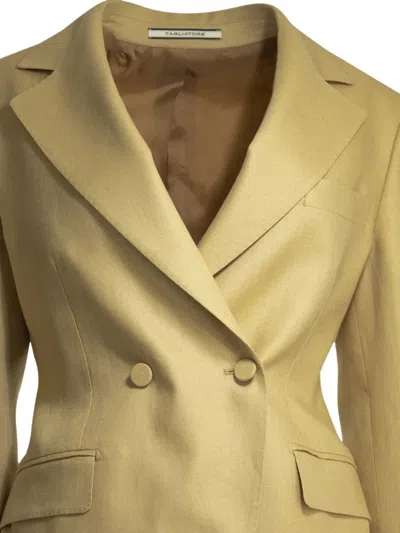 Tagliatore Astra Formal Jacket Double Breasted Suit In Nude