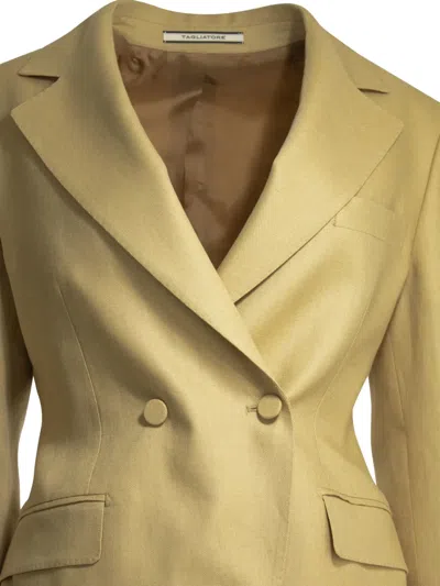 Tagliatore Astra Formal Jacket Double Breasted Suit In Nude