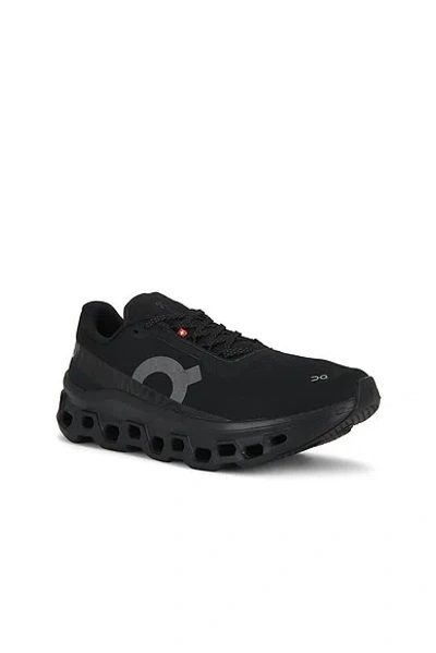 On Cloudmster 2 Rubber-trimmed Mesh Running Sneakers In Black
