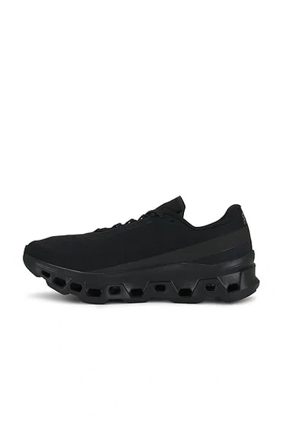 On Cloudmster 2 Rubber-trimmed Mesh Running Sneakers In Black