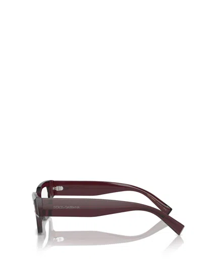 Dolce & Gabbana Dolce  Gabbana Eyewear Rectangular Frame Glasses In Neutral
