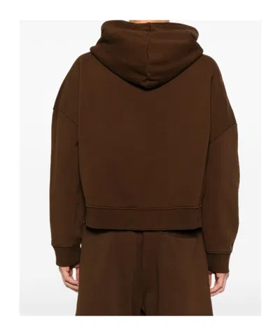 Entire Studios Zip Sweatshirt  In Brown