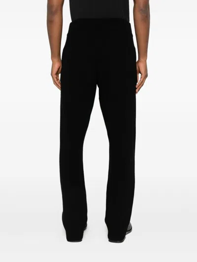 Entire Studios Ribbed Trousers In Black