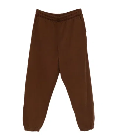 Entire Studios Elasticated Track Trousers In Brown