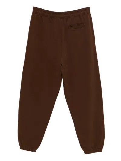 Entire Studios Elasticated Track Trousers In Brown