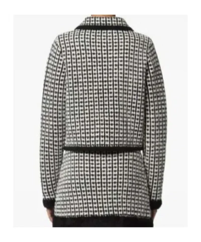 Nina Ricci Tweed-effect Double-breasted Jacket In Multi