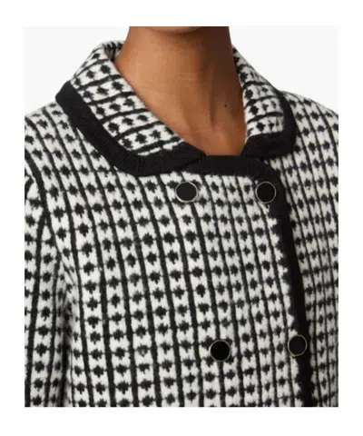 Nina Ricci Tweed-effect Double-breasted Jacket In Multi