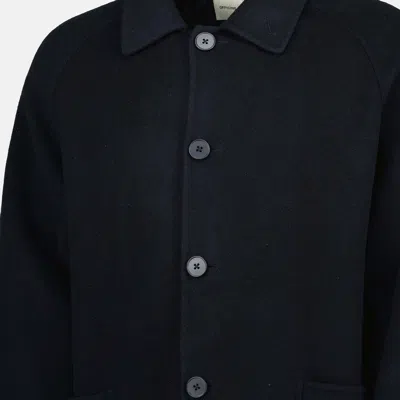 Officine Generale Bryce Coat In Blue
