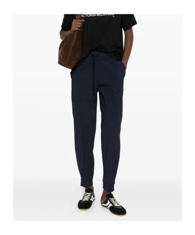 Herno Drawstring Panelled Trousers In Black
