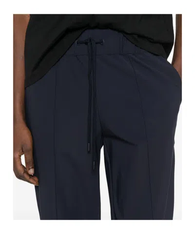 Herno Drawstring Panelled Trousers In Black