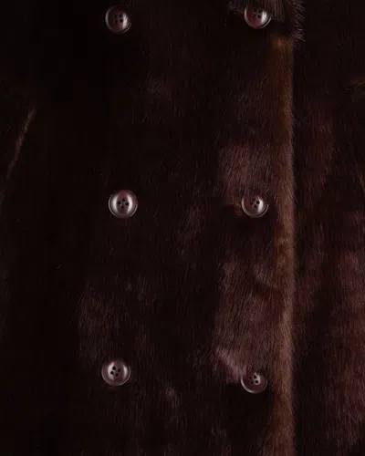 Stand Studio Buttoned Coat In Black