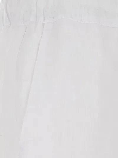 Semicouture Drawstring Trousers In White