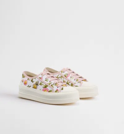 Dior Platform Sneaker In White