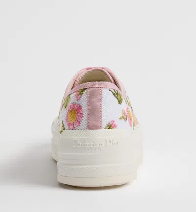 Dior Platform Sneaker In White