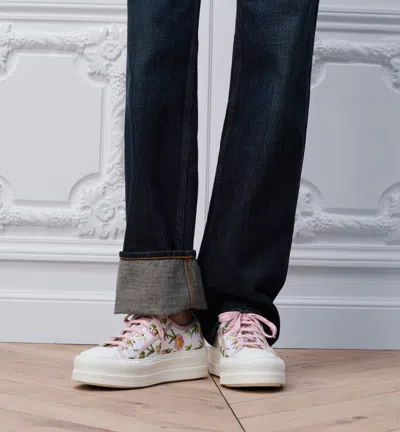 Dior Platform Sneaker In White