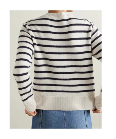 Frame Striped Sweater In Multi