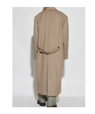 Entire Studios Button-fastening Wool Coat In Brown