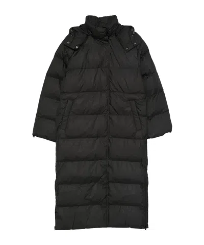Samsoe & Samsoe Padded Parka Coat In Black