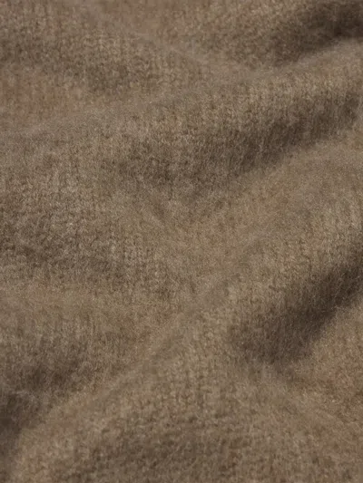 Frame V-neck Sweater In Brown