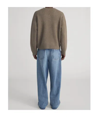 Frame V-neck Sweater In Brown