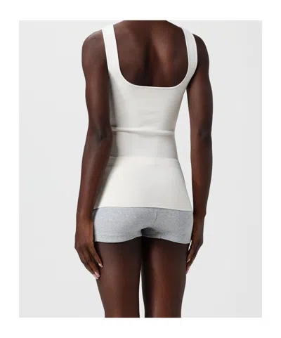 Entire Studios Square Neck Vest In White