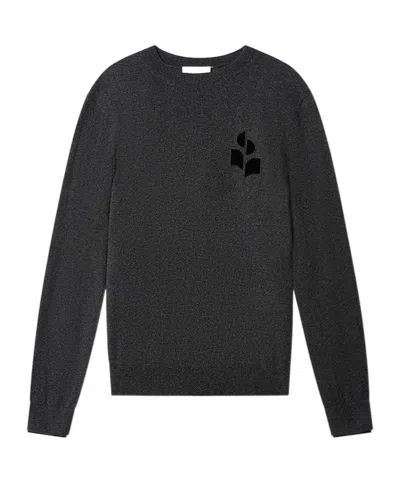 Isabel Marant Antea Logo-detail Pullover In Black