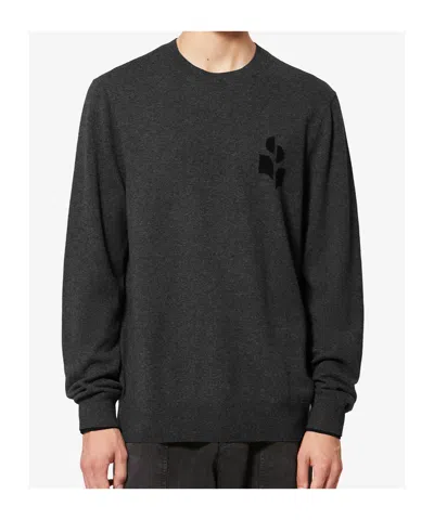 Isabel Marant Antea Logo-detail Pullover In Black