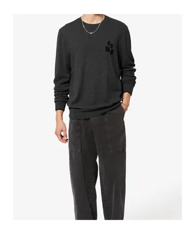 Isabel Marant Antea Logo-detail Pullover In Black