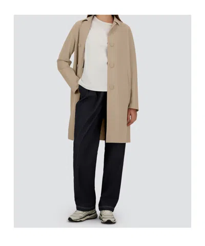 Herno Coat In First-act Pef In Brown