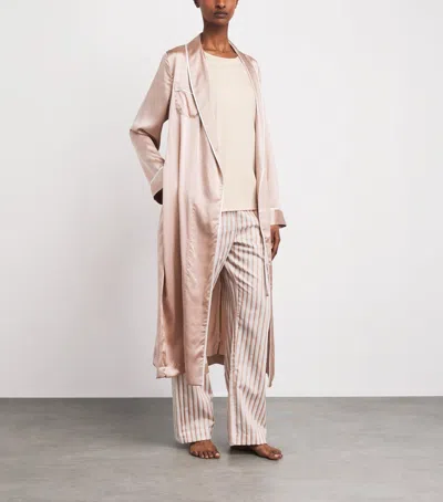 Derek Rose Micro Modal Lara Pyjama Top In Multi