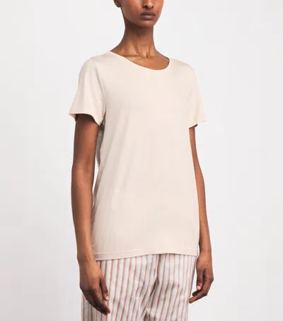 Derek Rose Micro Modal Lara Pyjama Top In Multi