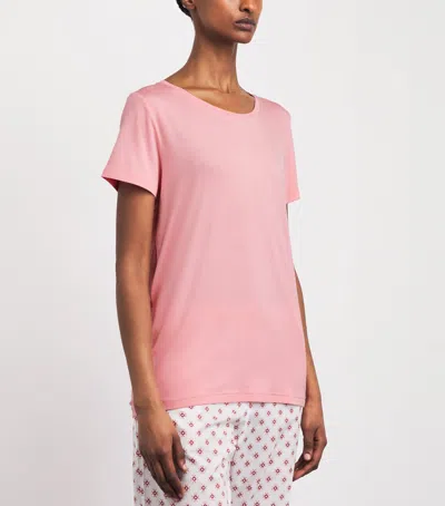 Derek Rose Micro Modal Lara Pyjama Top In Multi