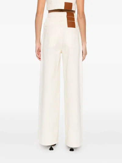 Viktor & Rolf Triple-layer Jeans In White