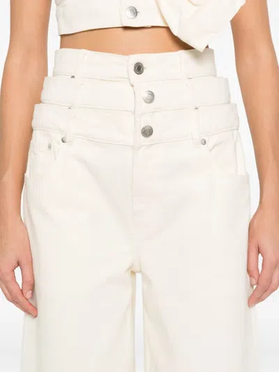 Viktor & Rolf Triple-layer Jeans In White